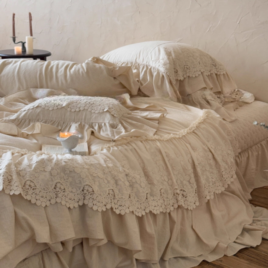Ivory Lace Reverie Bedding Set