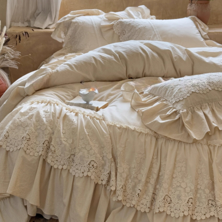 Ivory Lace Reverie Bedding Set