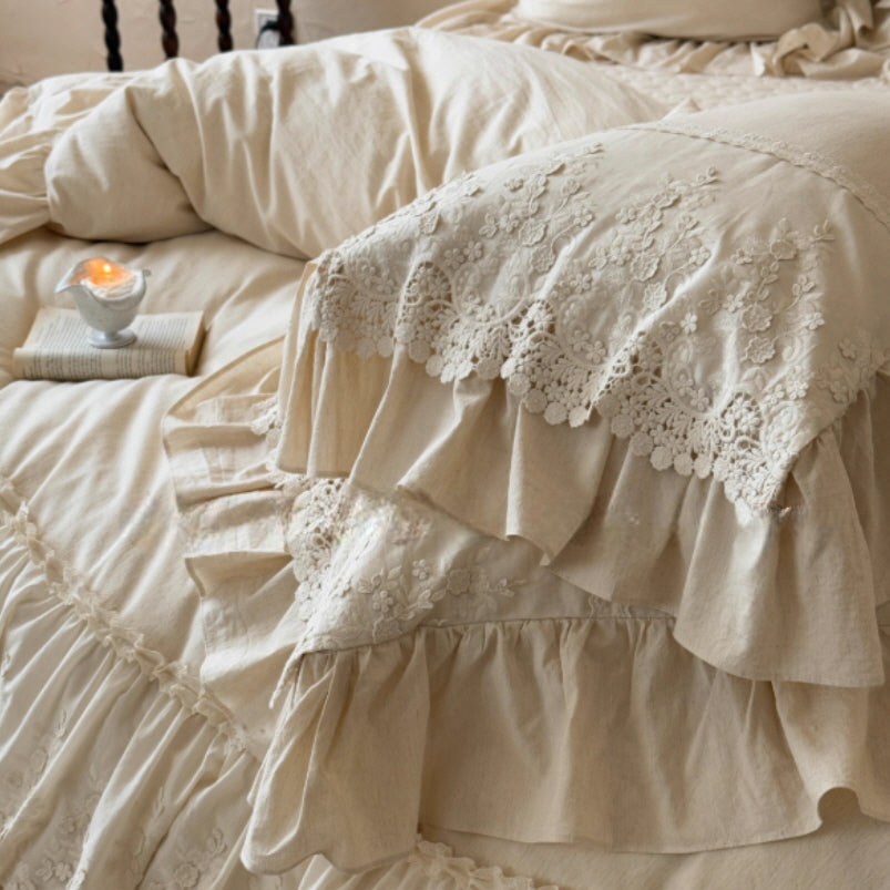 Ivory Lace Reverie Bedding Set