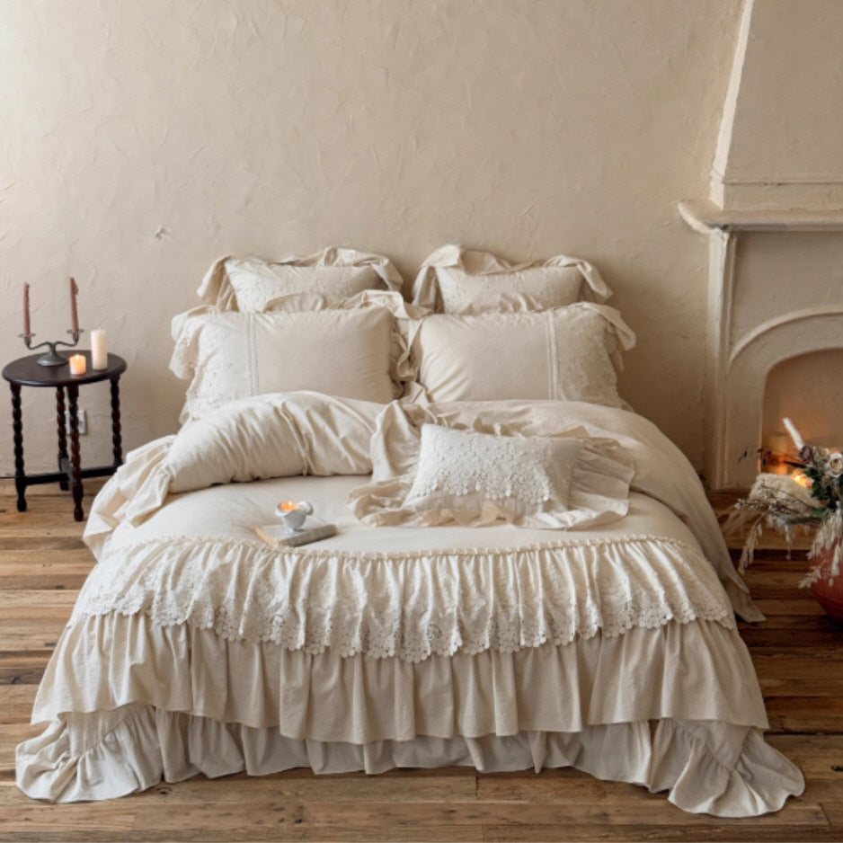 Ivory Lace Reverie Bedding Set