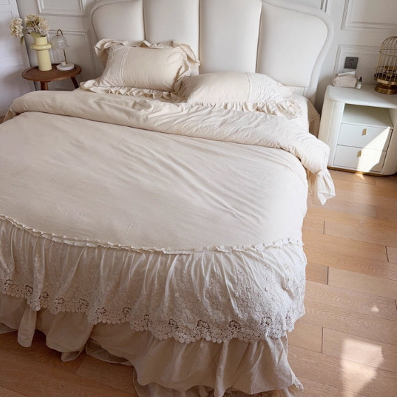 Ivory Lace Reverie Bedding Set