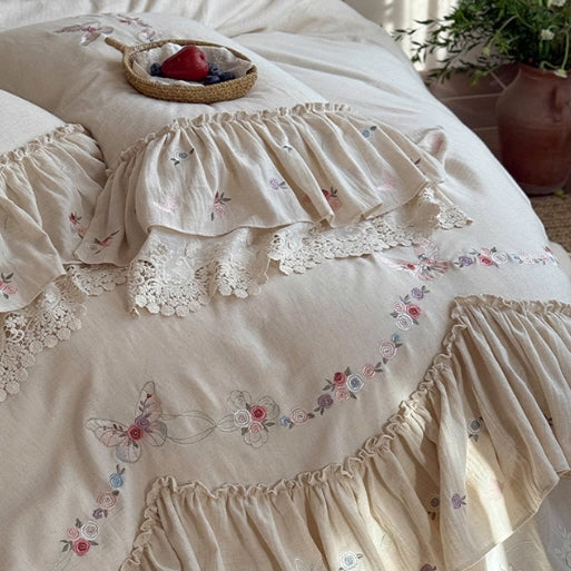 Butterfly Blossom Whisper Bedding Set