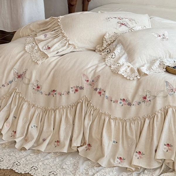 Butterfly Blossom Whisper Bedding Set