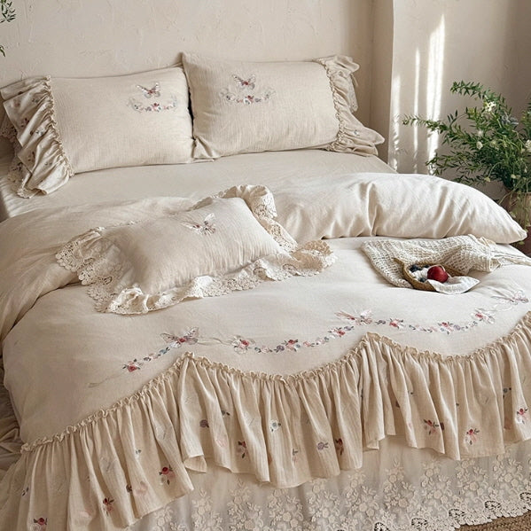 Butterfly Blossom Whisper Bedding Set