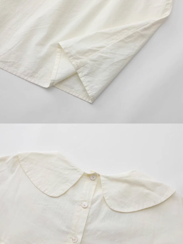 Forest Berry Lace Collar Blouse