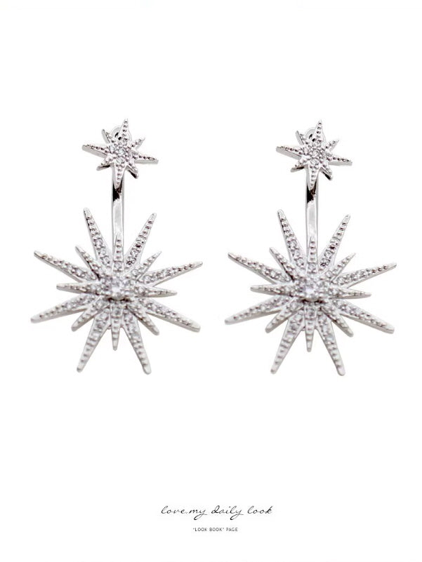 Starlight Radiance Drop Earrings