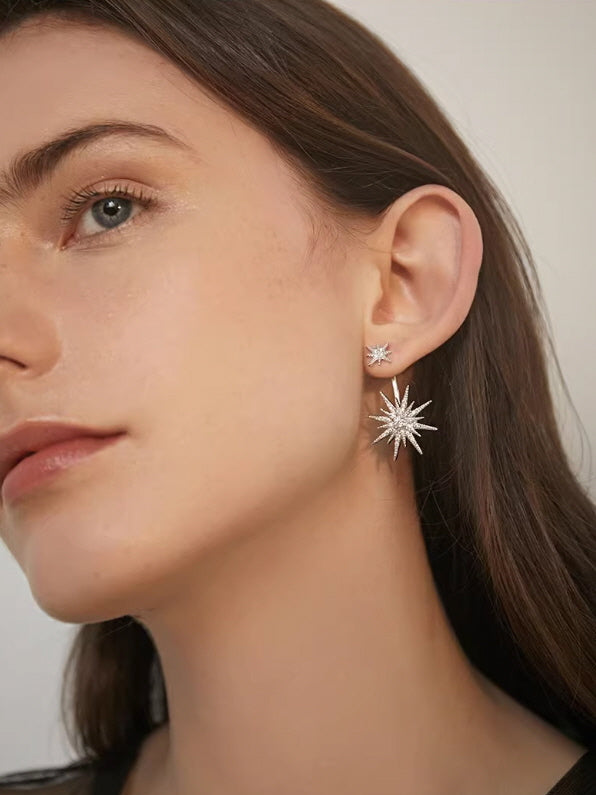 Starlight Radiance Drop Earrings