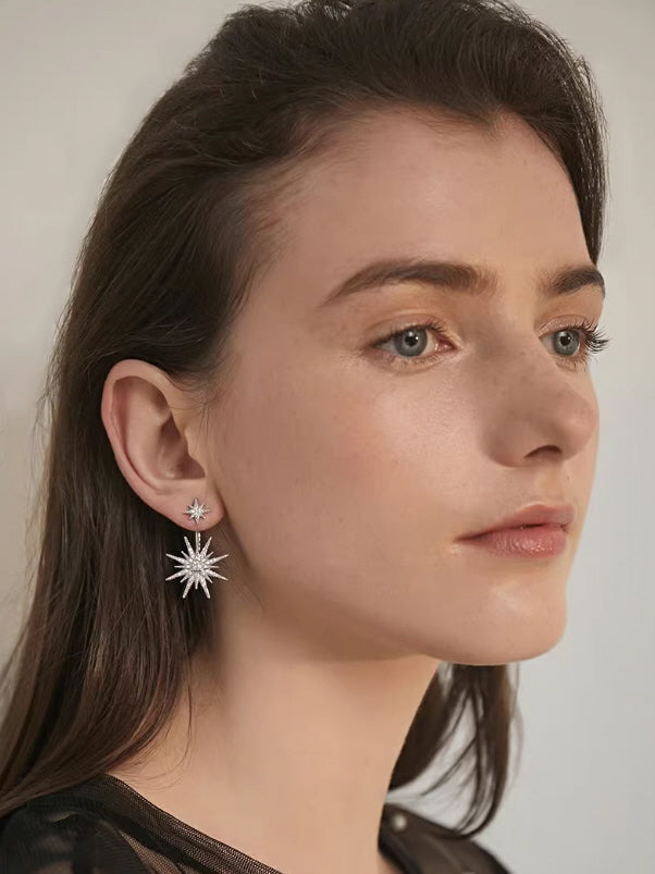 Starlight Radiance Drop Earrings
