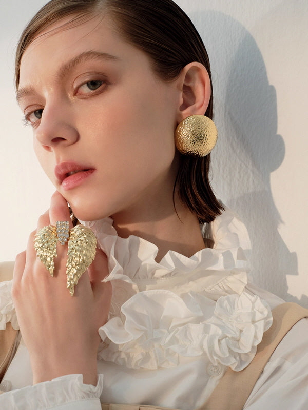 Golden Wing Statement Ring