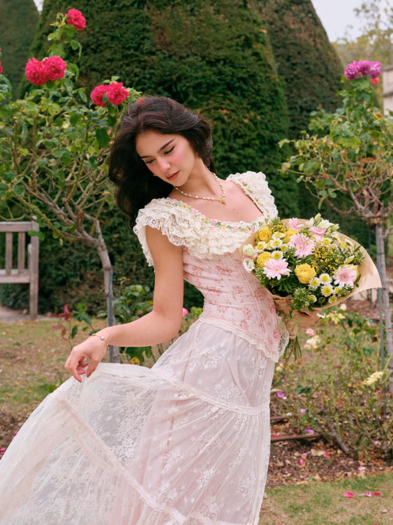 Blooming Lace Garden Corset