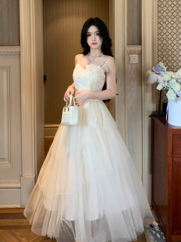 Whispering Petal Tulle Dress