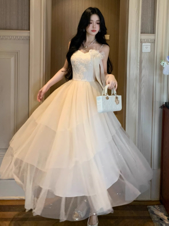Whispering Petal Tulle Dress