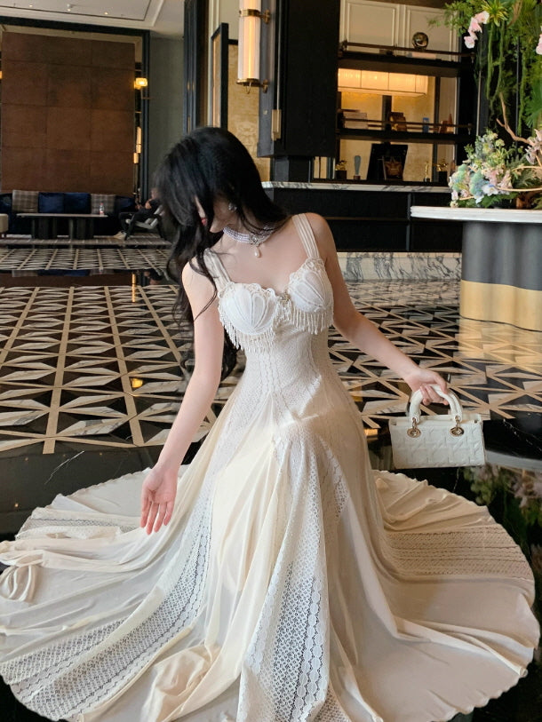 Seashell Pearl Fairytale Gown