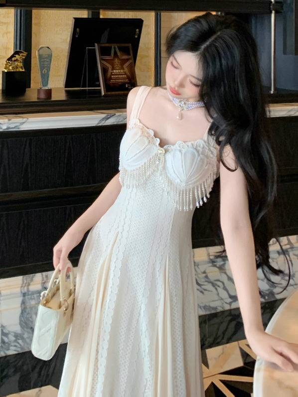 Seashell Pearl Fairytale Gown