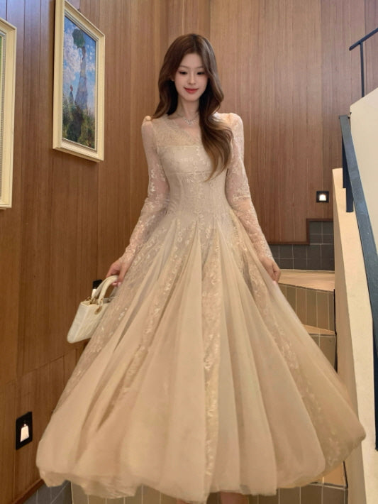 Moonlit Lace Vintage Princess Dress