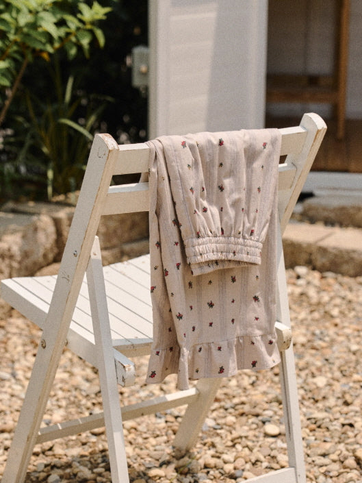 Rosebud Cottage Ruffle Loungewear Set