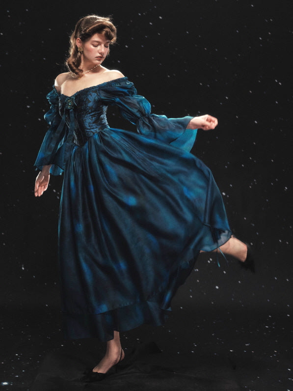 Midnight Enchantress Moonlit Gown