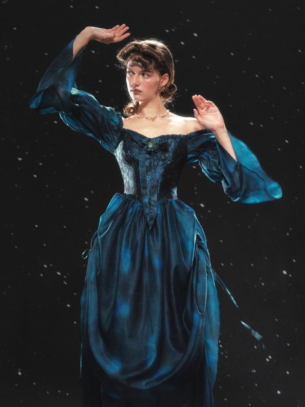 Midnight Enchantress Moonlit Gown