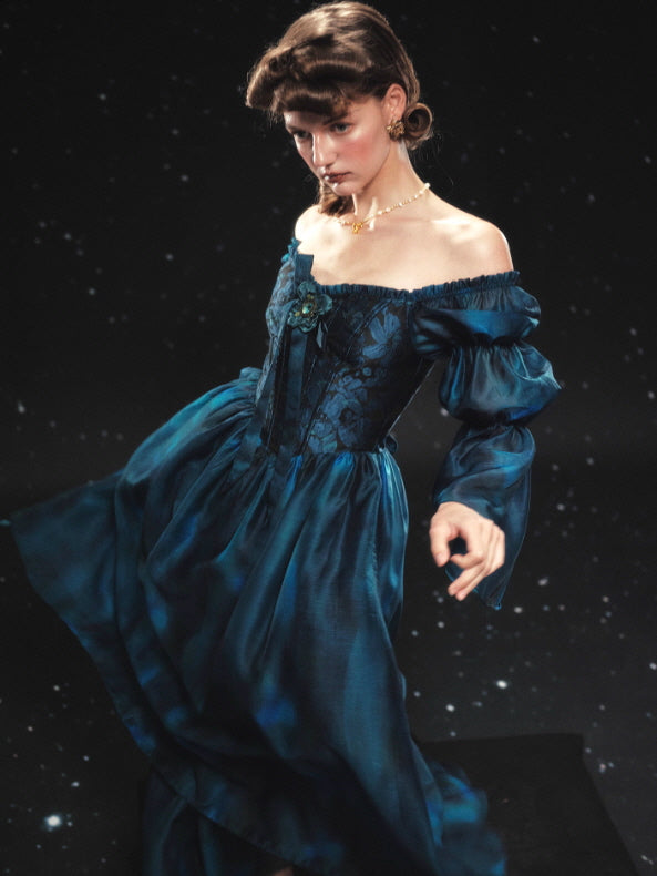 Midnight Enchantress Moonlit Gown