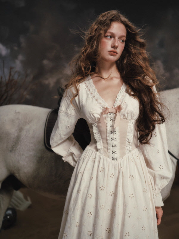 Prairie Lace Corset Meadow Dress