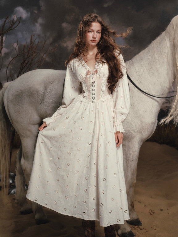 Prairie Lace Corset Meadow Dress