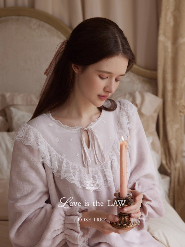 Blossom Lace Morning Soft Loungewear Set