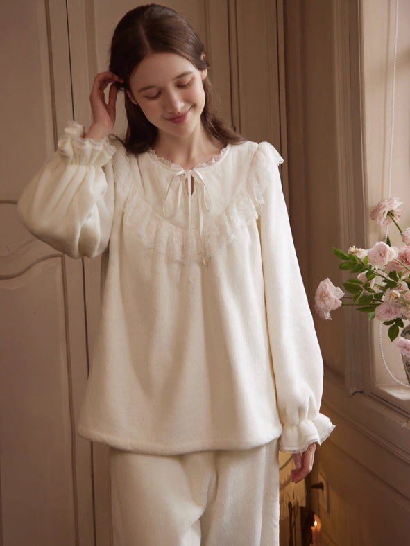 Blossom Lace Morning Soft Loungewear Set