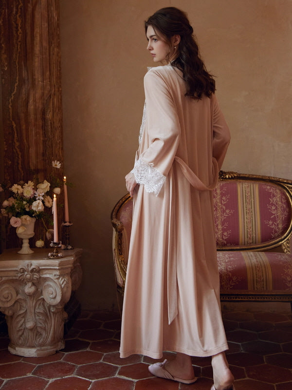 Blossom Whisper Lace Nightgown & Robe