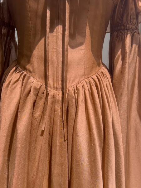 Cocoa Muse Off-Shoulder Corset Dress