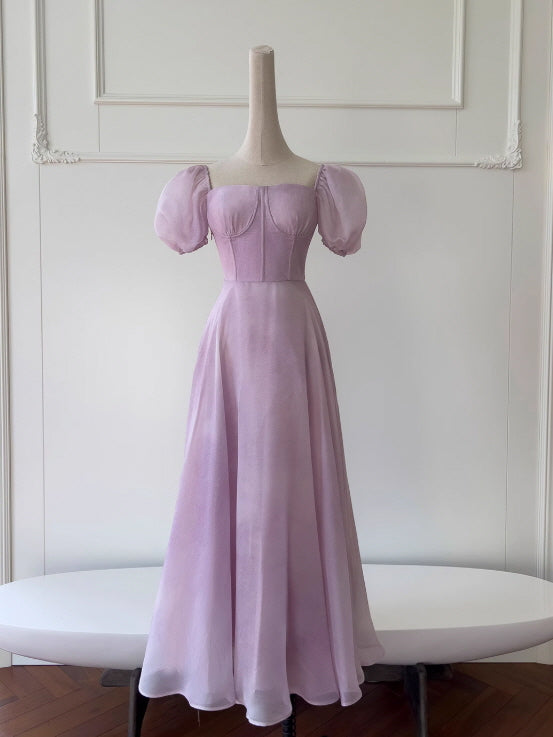 Lavender Whisper Corset Fairy Dress