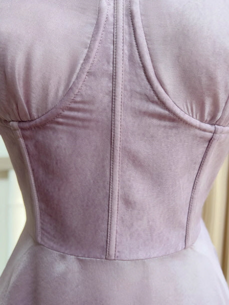 Lavender Whisper Corset Fairy Dress