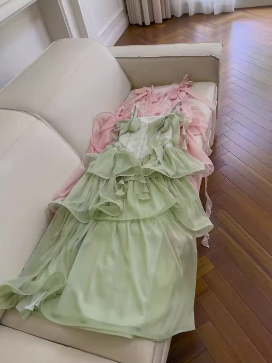 Enchanted Tiered Ruffle Garden Dress