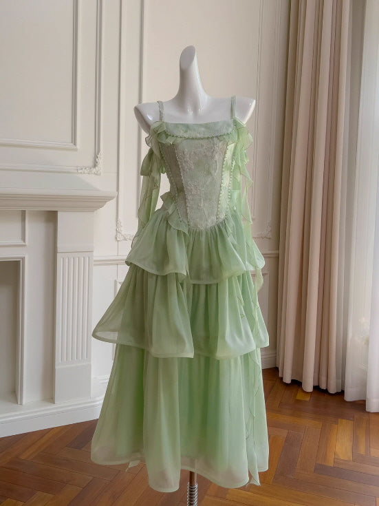 Enchanted Tiered Ruffle Garden Dress