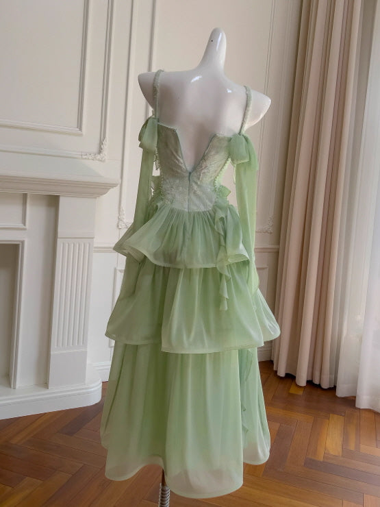 Enchanted Tiered Ruffle Garden Dress