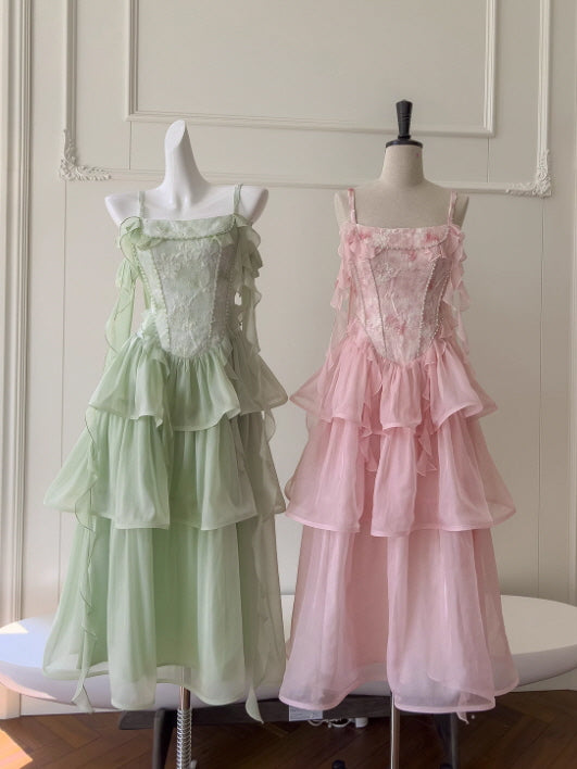 Enchanted Tiered Ruffle Garden Dress