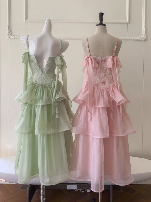 Enchanted Tiered Ruffle Garden Dress