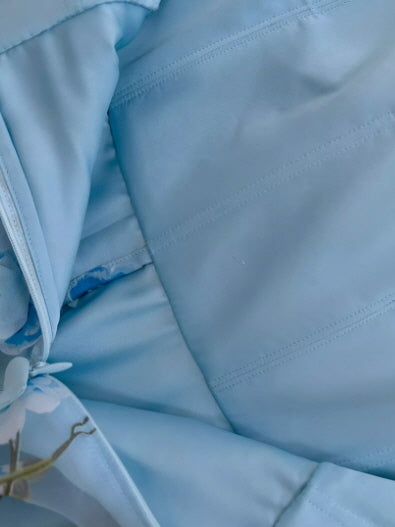 Blue Garden Petal Bloom Dress