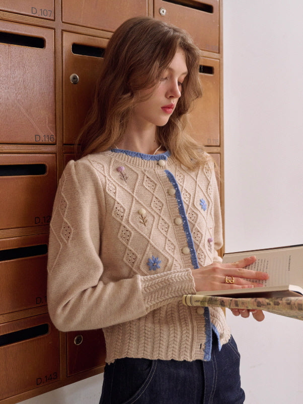 Blossom Stitch Vintage Cardigan