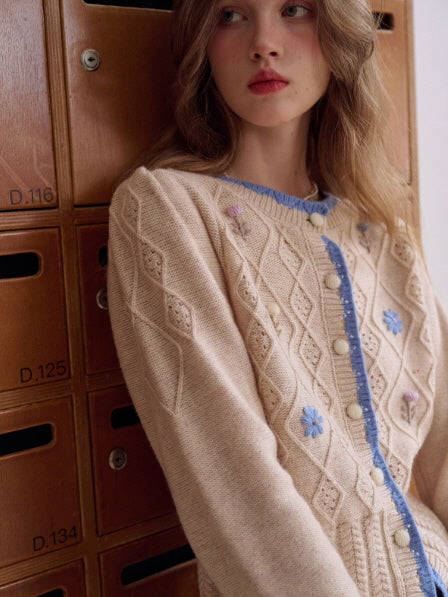 Blossom Stitch Vintage Cardigan