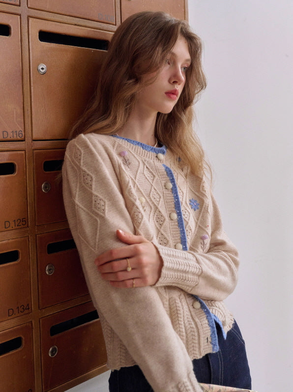 Blossom Stitch Vintage Cardigan