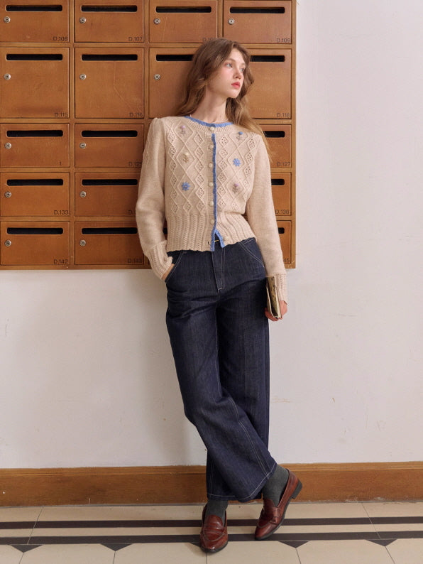 Blossom Stitch Vintage Cardigan