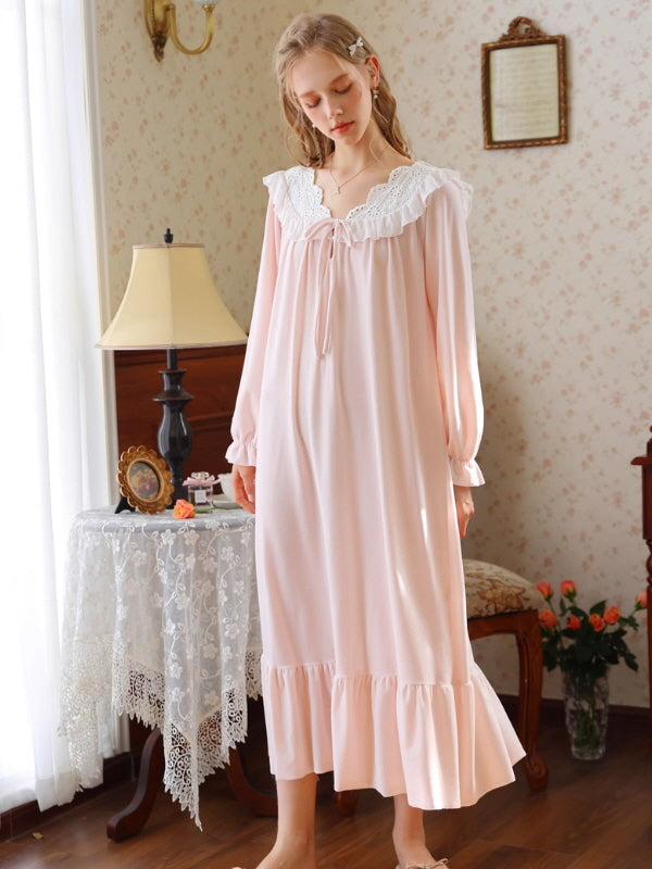 Retro Velvet Princess Nightgown