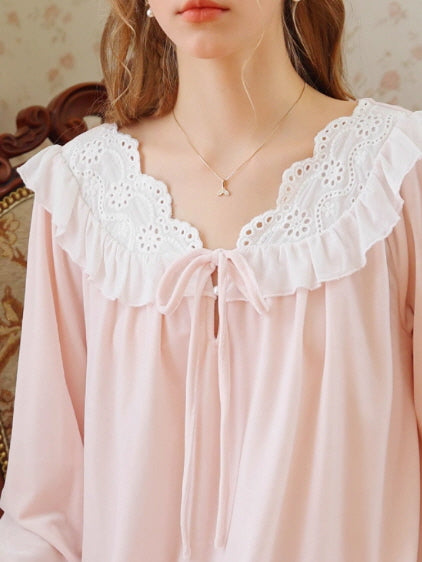 Retro Velvet Princess Nightgown