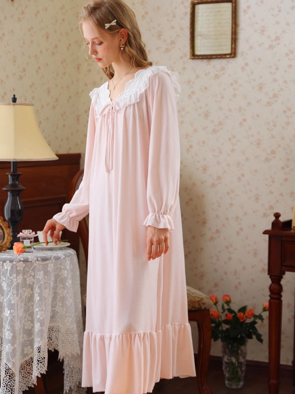 Retro Velvet Princess Nightgown