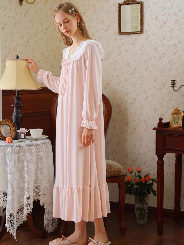 Retro Velvet Princess Nightgown