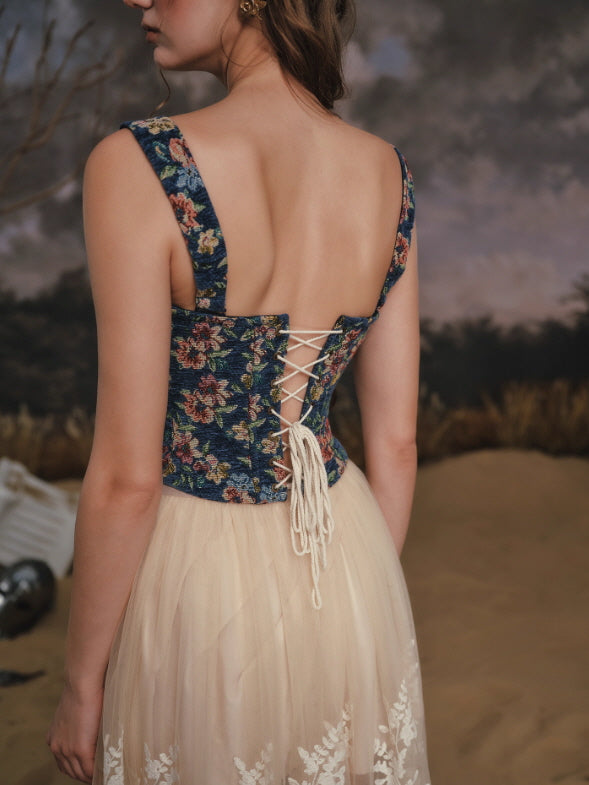 Midnight Garden Tapestry Corset