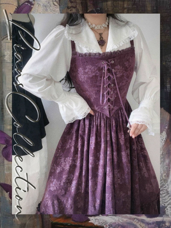 Florence Vintage Rose Corset Dress