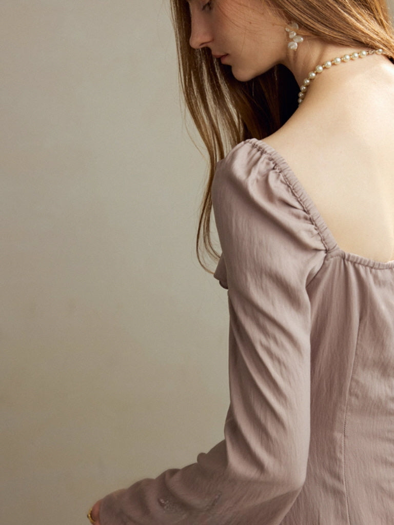 Romantic Ruffle Muse Long Dress