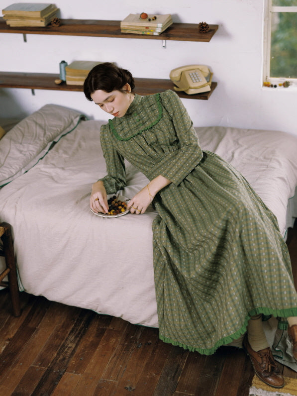 Moss Meadow Storybook Prairie Dress