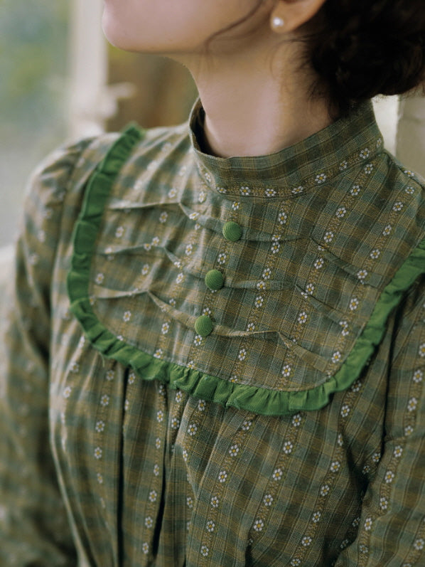 Moss Meadow Storybook Prairie Dress